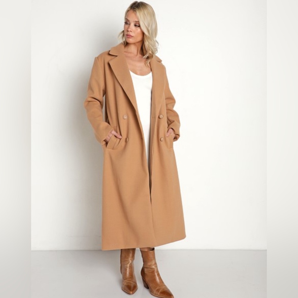 BB Dakota Steve Madden Isn’t It Iconic Camel Coat